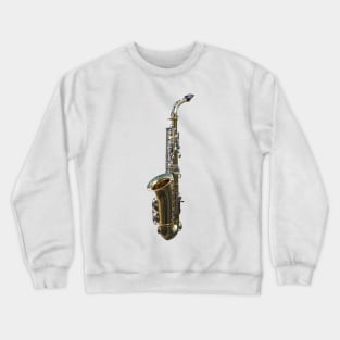Digital art of a saxophone Crewneck Sweatshirt